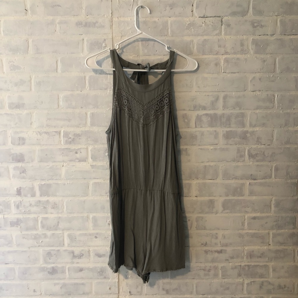 Olive Green Romper